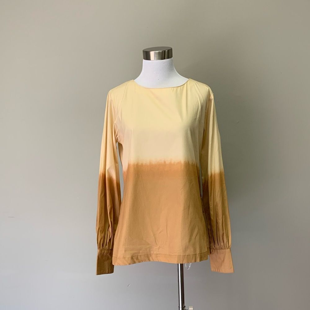Anthropologie Dorothea Dip-Dyed Blouse NWT - Picture 2 of 4